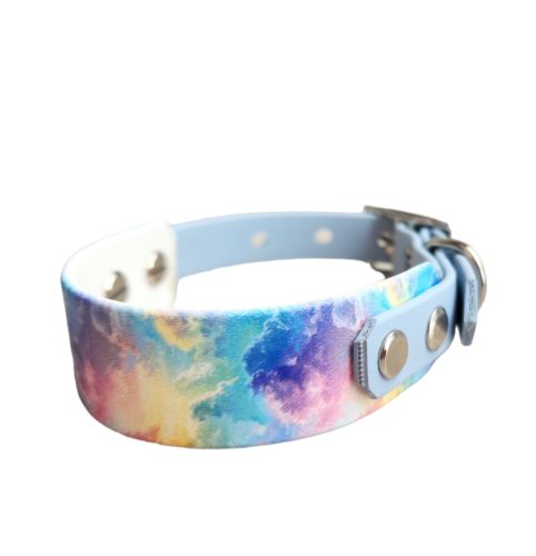 Mermaid - Nyakörv UV-printed Biothane két színű