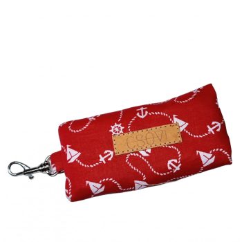 Nautical red - Kaki zacsi tartó