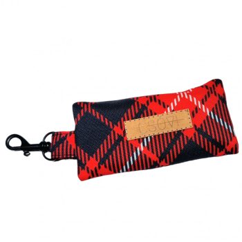Scotland red&black - Kaki zacsi tartó
