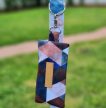 Triangle blue - Kaki zacsi tartó