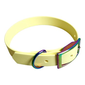 Pastel Yellow - Nyakörv Biothane