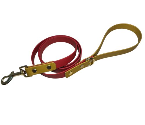 Gold & Red - Póráz Biothane