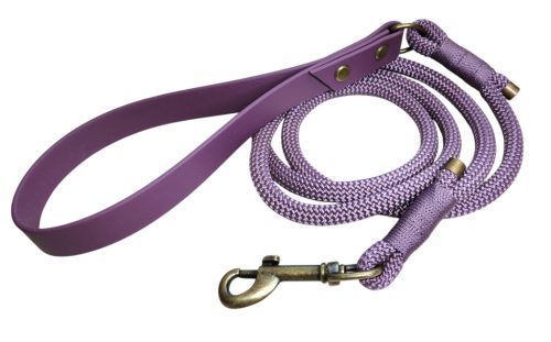 Double Lilac - Póráz Biothane & Kötél